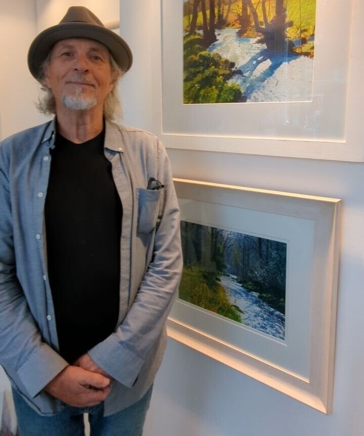 Portrait of watercolour artist Richard Thorn