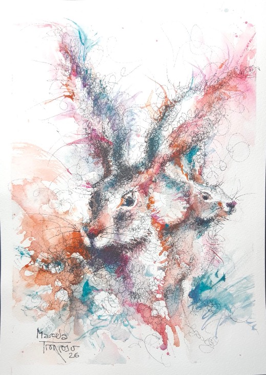 Painting by Marcela T.