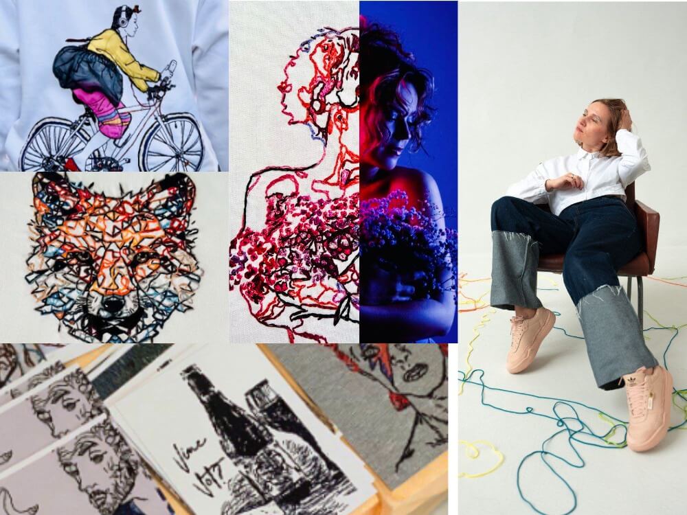 Катя, художник по вышивке