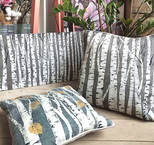 Берёзы батик